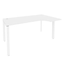 Офисная мебель Onix Стол эргономичный правый на П-образном м/к O.MP-SA-1 (R) Белый бриллиант/Белый 1580x980x750 (720/460)