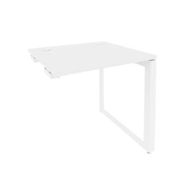 Офисная мебель Onix Стол-приставка на О-образном м/к к опорным элементам O.MO-SPR-0.7 Белый бриллиант/Белый 780x720x750