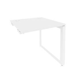 Офисная мебель Onix Стол-приставка на О-образном м/к к опорным элементам O.MO-SPR-0.8 Белый бриллиант/Белый 780x800x750