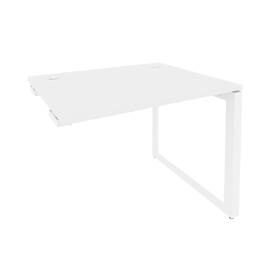 Офисная мебель Onix Стол-приставка на О-образном м/к к опорным элементам O.MO-SPR-1.8 Белый бриллиант/Белый 980x800x750