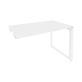 Офисная мебель Onix Стол-приставка на О-образном м/к к опорным элементам O.MO-SPR-2.7 Белый бриллиант/Белый 1180x720x750