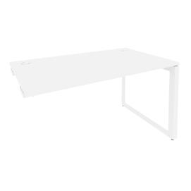 Офисная мебель Onix Стол-приставка на О-образном м/к к опорным элементам O.MO-SPR-3.8 Белый бриллиант/Белый 1380x800x750
