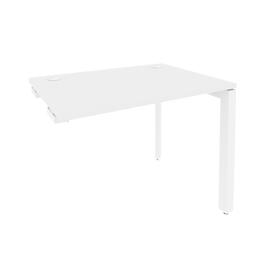 Офисная мебель Onix Стол-приставка на П-образном м/к к опорным элементам O.MP-SPR-1.7 Белый бриллиант/Белый 980x720x750