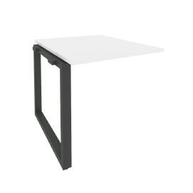 Офисная мебель Onix Проходной наборный элемент переговорного стола O.MO-NPRG-0 Белый бриллиант/Антрацит 780x980x750