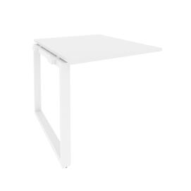 Офисная мебель Onix Проходной наборный элемент переговорного стола O.MO-NPRG-0 Белый бриллиант/Белый 780x980x750