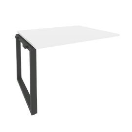 Офисная мебель Onix Проходной наборный элемент переговорного стола O.MO-NPRG-2 Белый бриллиант/Антрацит 1180x980x750