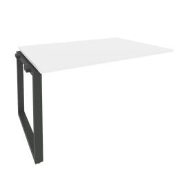 Офисная мебель Onix Проходной наборный элемент переговорного стола O.MO-NPRG-3 Белый бриллиант/Антрацит 1380x980x750