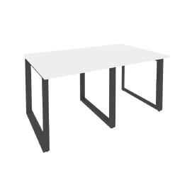Офисная мебель Onix Стол переговорный (2 столешницы) O.MO-PRG-2.0 Белый бриллиант/Антрацит 1560x980x750