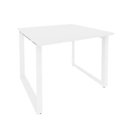 Офисная мебель Onix Стол переговорный (1 столешница) O.MO-PRG-1.1 Белый бриллиант/Белый 980x980x750