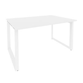 Офисная мебель Onix Стол переговорный (1 столешница) O.MO-PRG-1.3 Белый бриллиант/Белый 1380x980x750