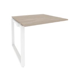 Офисная мебель Onix Проходной наборный элемент переговорного стола O.MO-NPRG-1 Дуб аттик/Белый 980x980x750