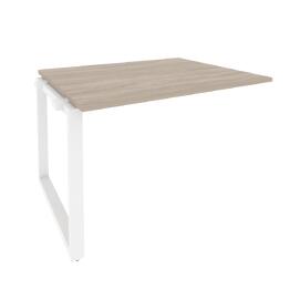 Офисная мебель Onix Проходной наборный элемент переговорного стола O.MO-NPRG-2 Дуб аттик/Белый 1180x980x750