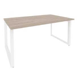 Офисная мебель Onix Стол переговорный (1 столешница) O.MO-PRG-1.4 Дуб аттик/Белый 1580x980x750