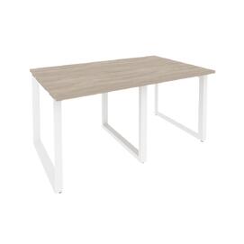 Офисная мебель Onix Стол переговорный (2 столешницы) O.MO-PRG-2.0 Дуб аттик/Белый 1560x980x750