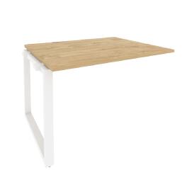 Офисная мебель Onix Проходной наборный элемент переговорного стола O.MO-NPRG-2 Тиквуд светлый/Белый 1180x980x750
