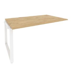 Офисная мебель Onix Проходной наборный элемент переговорного стола O.MO-NPRG-4 Тиквуд светлый/Белый 1580x980x750