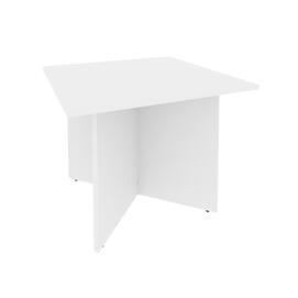 Офисная мебель Onix Стол переговорный O.PRG-1 Белый бриллиант 980x980x750