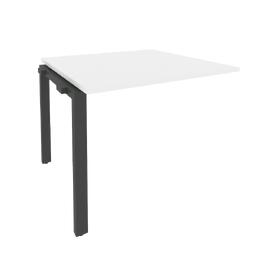 Офисная мебель Onix Проходной наборный элемент переговорного стола O.MP-NPRG-1 Белый бриллиант/Антрацит 980x980x750