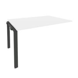 Офисная мебель Onix Проходной наборный элемент переговорного стола O.MP-NPRG-3 Белый бриллиант/Антрацит 1380x980x750