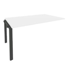 Офисная мебель Onix Проходной наборный элемент переговорного стола O.MP-NPRG-4 Белый бриллиант/Антрацит 1580x980x750