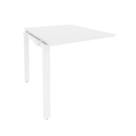 Офисная мебель Onix Проходной наборный элемент переговорного стола O.MP-NPRG-0 Белый бриллиант/Белый 780x980x750