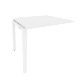 Офисная мебель Onix Проходной наборный элемент переговорного стола O.MP-NPRG-1 Белый бриллиант/Белый 980x980x750