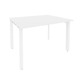 Офисная мебель Onix  Стол переговорный (1 столешница) O.MP-PRG-1.2 Белый бриллиант/Белый 1180x980x750