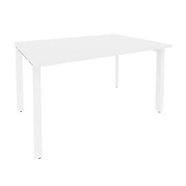Офисная мебель Onix  Стол переговорный (1 столешница) O.MP-PRG-1.3 Белый бриллиант/Белый 1380x980x750