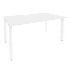 Офисная мебель Onix  Стол переговорный (1 столешница) O.MP-PRG-1.4 Белый бриллиант/Белый 1580x980x750