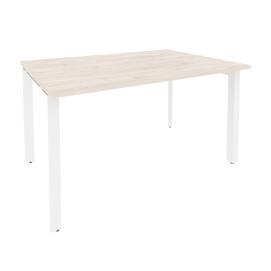 Офисная мебель Onix  Стол переговорный (1 столешница) O.MP-PRG-1.3 Денвер светлый/Белый 1380x980x750