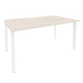 Офисная мебель Onix  Стол переговорный (1 столешница) O.MP-PRG-1.4 Денвер светлый/Белый 1580x980x750