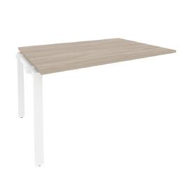 Офисная мебель Onix Проходной наборный элемент переговорного стола O.MP-NPRG-3 Дуб аттик/Белый 1380x980x750
