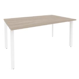 Офисная мебель Onix  Стол переговорный (1 столешница) O.MP-PRG-1.4 Дуб аттик/Белый 1580x980x750