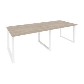 Офисная мебель Onix Стол переговорный (2 столешницы) O.MO-PRG-2.2 Дуб аттик/Белый 2360x980x750