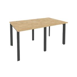 Офисная мебель Onix Стол переговорный (2 столешницы) O.MP-PRG-2.0 Тиквуд светлый/Антрацит 1560x980x750