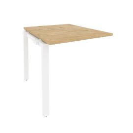 Офисная мебель Onix Проходной наборный элемент переговорного стола O.MP-NPRG-0 Тиквуд светлый/Белый 780x980x750