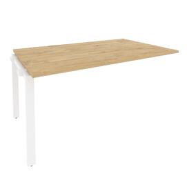 Офисная мебель Onix Проходной наборный элемент переговорного стола O.MP-NPRG-4 Тиквуд светлый/Белый 1580x980x750