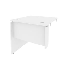Офисная мебель Onix Стол-приставка левый к опорным элементам O.SPR-0.8 (L) Белый бриллиант 780x800x750