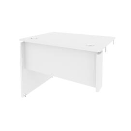 Офисная мебель Onix Стол-приставка левый к опорным элементам O.SPR-1.7 (L) Белый бриллиант 980x720x750