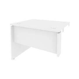 Офисная мебель Onix Стол-приставка левый к опорным элементам O.SPR-1.8 (L) Белый бриллиант 980x800x750