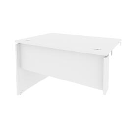 Офисная мебель Onix Стол-приставка левый к опорным элементам O.SPR-2.8 (L) Белый бриллиант 1180x800x750