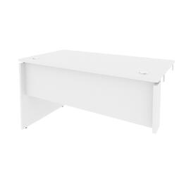 Офисная мебель Onix Стол-приставка левый к опорным элементам O.SPR-3.7 (L) Белый бриллиант 1380x720x750
