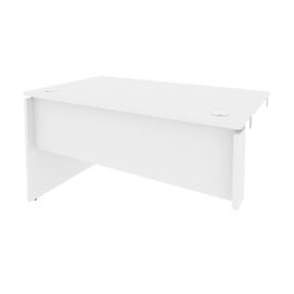 Офисная мебель Onix Стол-приставка левый к опорным элементам O.SPR-3.8 (L) Белый бриллиант 1380x800x750