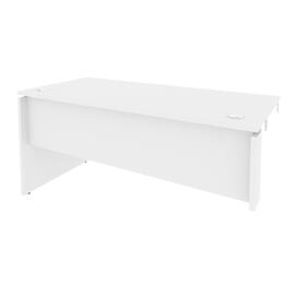 Офисная мебель Onix Стол-приставка левый к опорным элементам O.SPR-4.7 (L) Белый бриллиант 1580x720x750