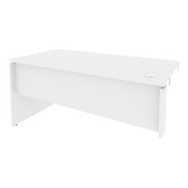 Офисная мебель Onix Стол-приставка левый к опорным элементам O.SPR-4.8 (L) Белый бриллиант 1580x800x750