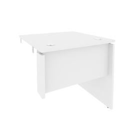 Офисная мебель Onix Стол-приставка правый к опорным элементам O.SPR-0.8 (R) Белый бриллиант 780x800x750