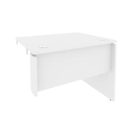 Офисная мебель Onix Стол-приставка правый к опорным элементам O.SPR-1.8 (R) Белый бриллиант 980x800x750
