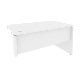 Офисная мебель Onix Стол-приставка правый к опорным элементам O.SPR-3.8 (R) Белый бриллиант 1380x800x750
