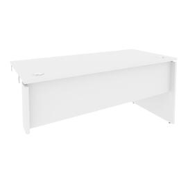Офисная мебель Onix Стол-приставка правый к опорным элементам O.SPR-4.7 (R) Белый бриллиант 1580x720x750