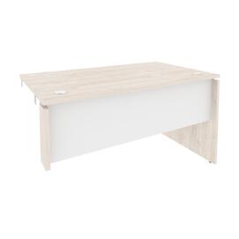 Офисная мебель Onix Стол-приставка правый к опорным элементам O.SPR-3.8 (R) Денвер светлый/Белый бриллиант 1380x800x750